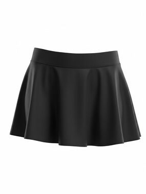 Duluth Trading Co Plus Size Suit Up Swim Skort Black 18